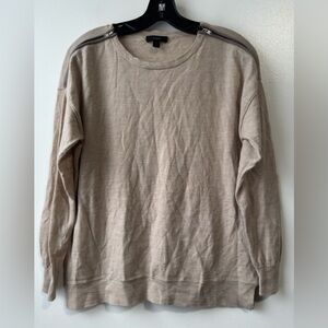 J. Crew Cream Merino Wool Sweater